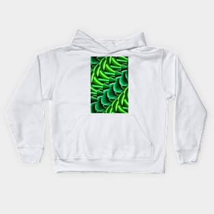 Leaves of Green - Abstract Kids Hoodie